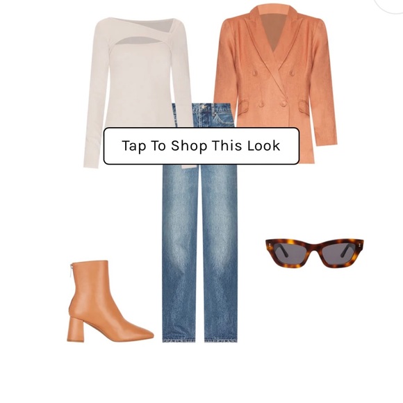 Oversized Terracota Breasted Blazer Dress Brand New with tags XL - Picture 9 of 10